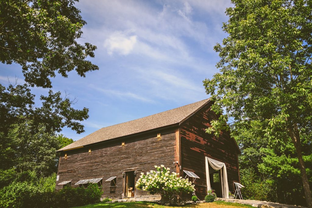 maine wedding venues: farms + barns